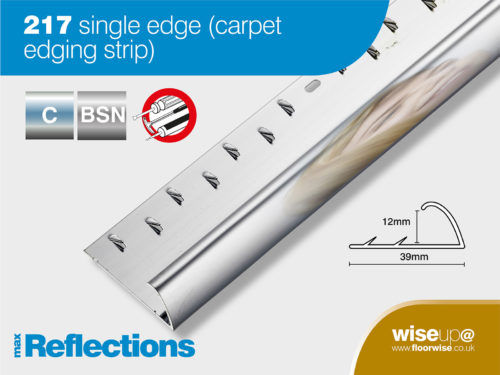 217 - Single Edge (Carpet Edging Strip)