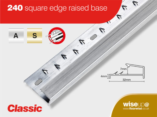 240 - Square Edge Raised Base