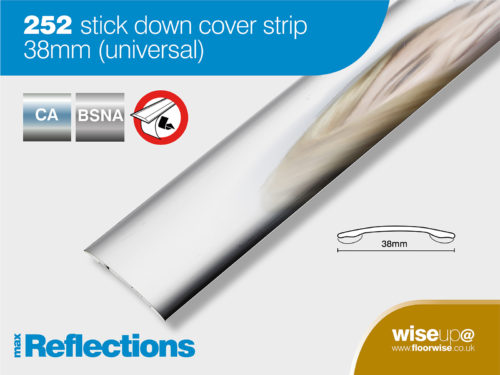 252 - Stick Down Cover Strip 38mm (Universal)