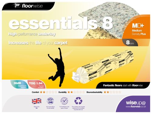 Floorwise Essentials 8 Underlay - 8mm
