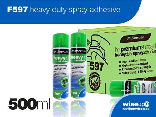 Floorwise - F597 – DCM Free Heavy Duty Spray Adhesive